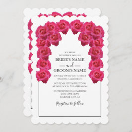 Rustikale Rosen Hochzeitseinladungen Einladung