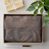 Rustikale Rosen stilvoll Seidenpapier (Geschenk)