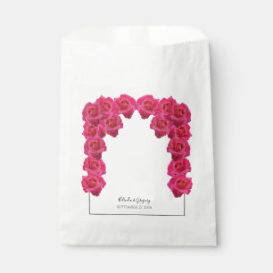 Rustikale Rosenhochzeit Geschenktütchen