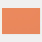 Rustikale Rostbraun, solide Farbe Geschenkpapier Set (Vorderseite 2)