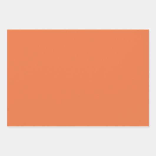 Rustikale Rostbraun, solide Farbe Geschenkpapier Set (Vorderseite 2)