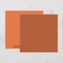 Rustikale Rostbraun, solide Farbe Karte