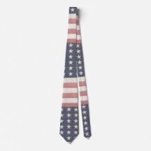 Rustikale rote, blaue und Vintage Flagge