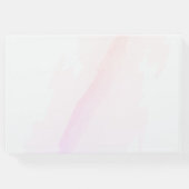 Rustikale Rote Elegante Blumenhochzeit Gästebuch (Rückseite)