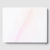 Rustikale Rote Elegante Blumenhochzeit Gästebuch (Rückseite)