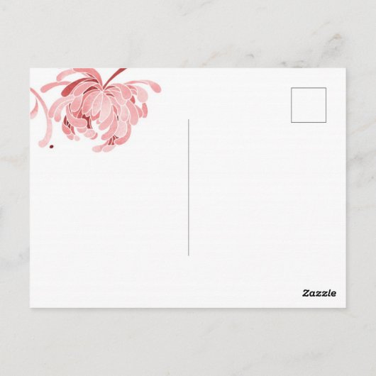 Rustikale rote Hochzeit retten das Datum Postkarte (Rückseite)