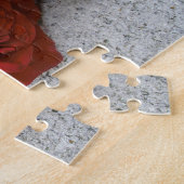 Rustikale Rote Rosen Puzzle (Seite)