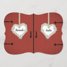 Rustikale rote Scheunen-und