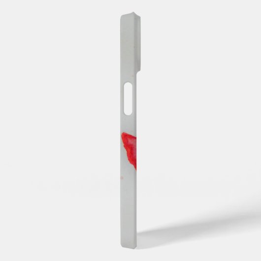 Rustikale rote Wasserfarbenpflücke Case-Mate iPhone Hülle (Rückseite / Rechts)