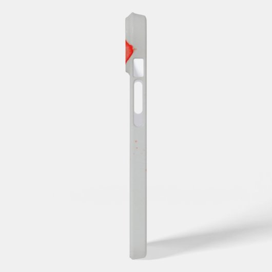 Rustikale rote Wasserfarbenpflücke Case-Mate iPhone Hülle (Rückseite / Links)