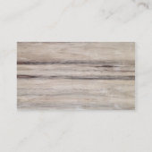 Rustikale Rotwild-Visitenkarte des Holz-| Visitenkarte (Rückseite)