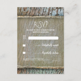 Rustikale RSVP-Karten RSVP Karte