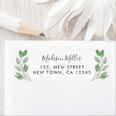 Rustikale Rücksendeadresse (Insitu)