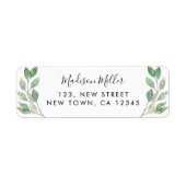 Rustikale Rücksendeadresse (Vorne)