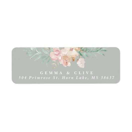 Rustikale Rücksendeadresse (Vorne)