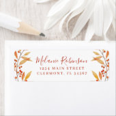 Rustikale Rücksendeadresse (Insitu)