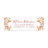 Rustikale Rücksendeadresse (Vorne)