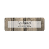 Rustikale Rücksendeadresse (Vorne)