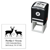 Rustikale Rücksendeadresse für den Ehepaar Permastempel (Beispiel)