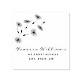 Rustikale Rücksendeadresse Gummistempel (Prägung)