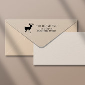 Rustikale Rücksendeadresse Permastempel