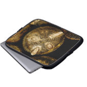 Rustikale Rundholzrolle Laptopschutzhülle (Vorne Knopf)