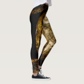 Rustikale Rundholzrolle Leggings (Rechts)