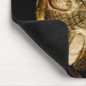 Rustikale Rundholzrolle Mousepad (Ecke)