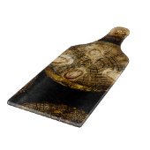 Rustikale Rundholzrolle Schneidebrett (Ecke)