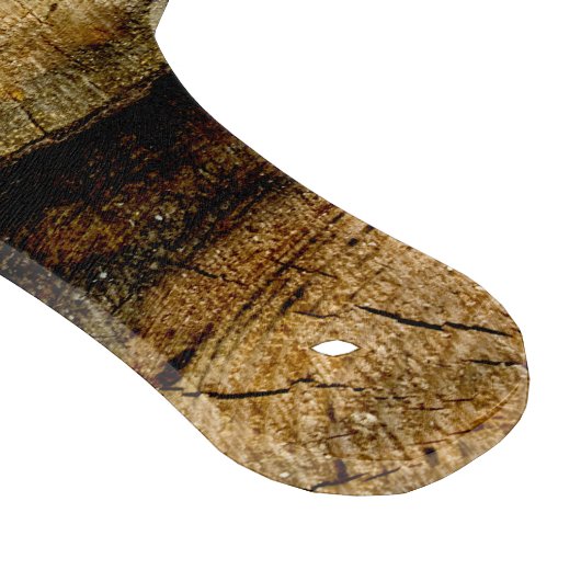 Rustikale Rundholzrolle Schneidebrett (Ecke)