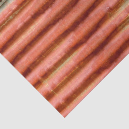 Rustikale Rusty Grain Bin Sicken Seidenpapier (Detail)