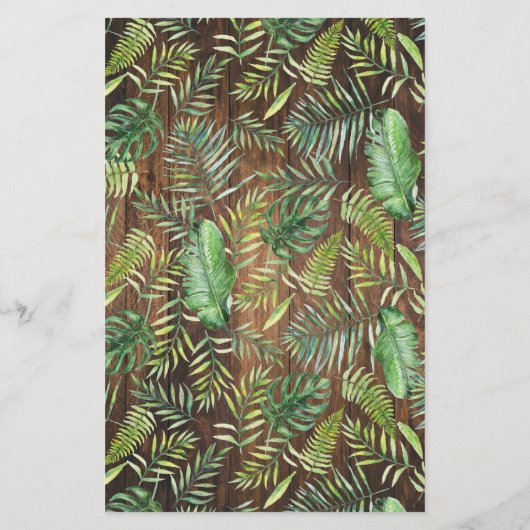 Rustikale Safari über oder unter Babyduschkarte Flyer (Hinten)