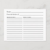 Rustikale Saitenleuchten an der Spitze Blumenbrida Postkarte (Rückseite)