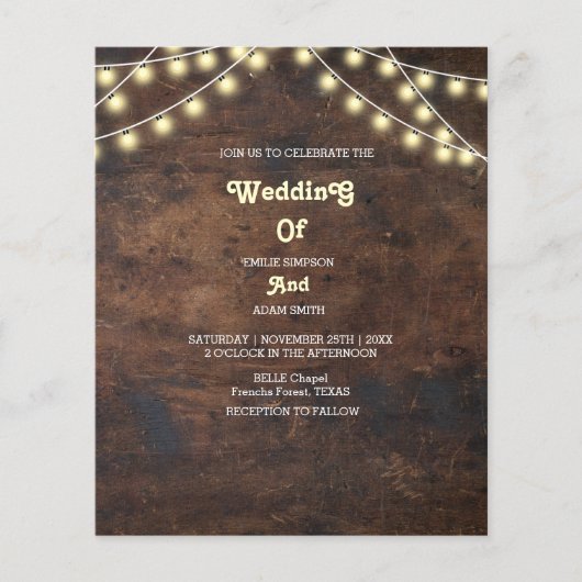 rustikale Saitenleuchten mit elegantem Raub (Vorderseite)