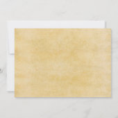 Rustikale Saitenlichter Romantische PROBE Abendess Einladung (Rückseite)