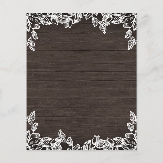 Rustikale Saitenlichter zum Hochzeitsempfang (Rückseite)