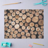 Rustikale Scheibe-Holz-Stümpfe Seidenpapier (Basteln)