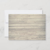 Rustikale Scheune mit roten Tulpen danke Karte (Rückseite)