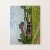 Rustikale Scheune North Carolina. Puzzle (Vertikal)