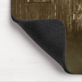 Rustikale Scheunen- & Baumlichter Hochzeitsmauspad Mousepad (Ecke)