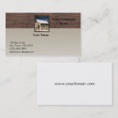 Rustikale Scheunen-hölzerne Grenzen am Sun Visitenkarte (Vorne/Hinten)