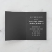 Rustikale Scheunen-hölzerne Leuchterhochzeit Einladung (Innenseite)