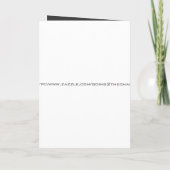Rustikale Scheunen-hölzerne Leuchterhochzeit Einladung (Rückseite)