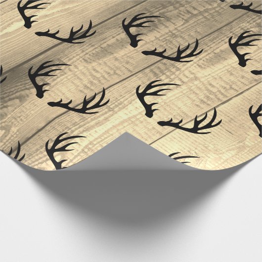 Rustikale Scheunen-hölzerne Planken u. schwarze Geschenkpapier (Ecke)