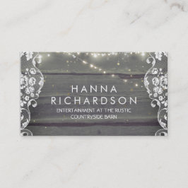 Rustikale Scheunen-hölzerne Spitze-und Visitenkarte