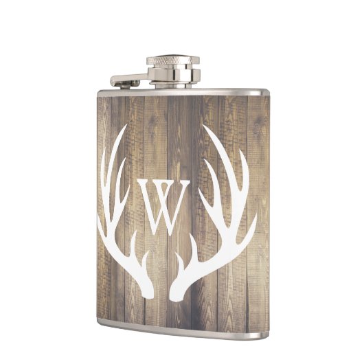 Rustikale Scheunen-hölzerne u. weiße Flachmann (Links)