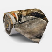 Rustikale Scheunen-hölzernes Western-Land, das Krawatte (Gerollt)