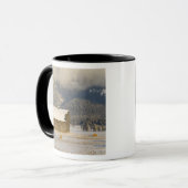 Rustikale Scheunen- und Heuballen nach einem Tasse (Vorderseite Links)