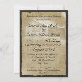 Rustikale Scheunenhochzeit Einladung (Vorderseite)