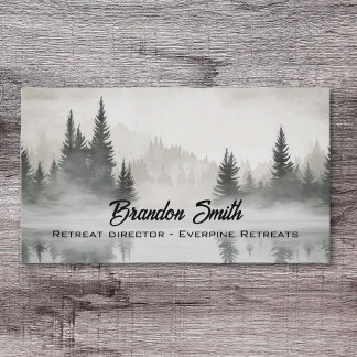 Rustikale, scheußliche Aquarellprägung Visitenkarte